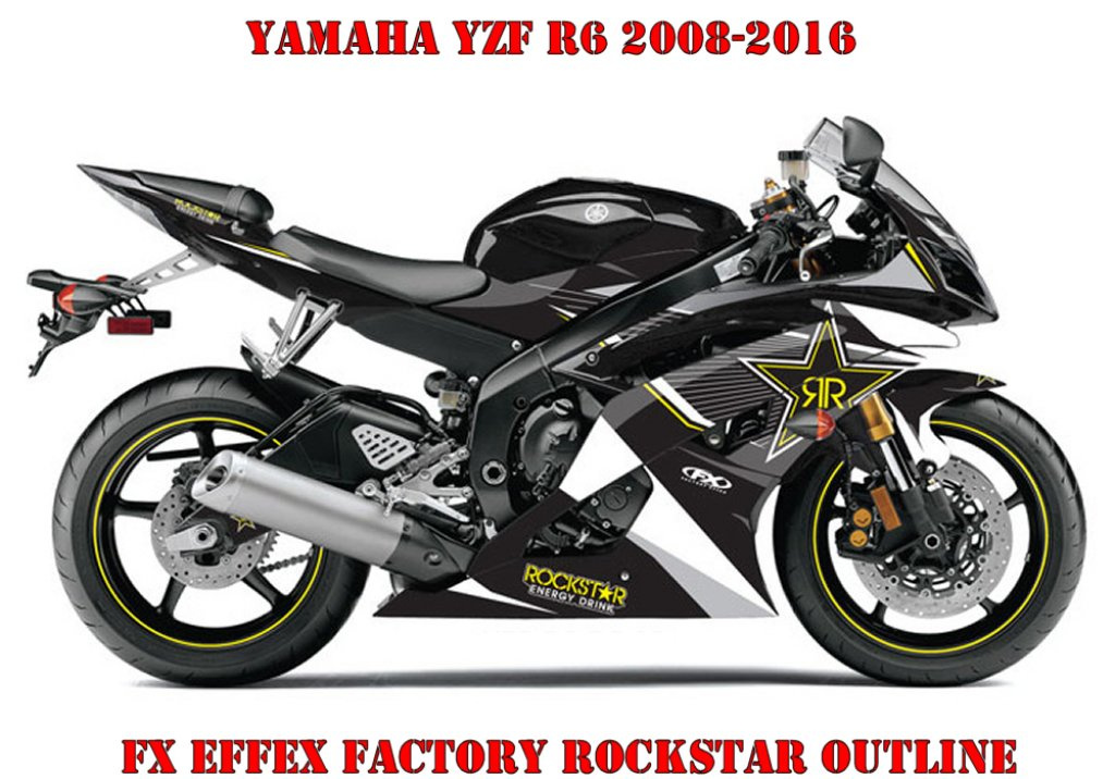 Rockstar Outline für Yamaha YZF R6 2008-2016